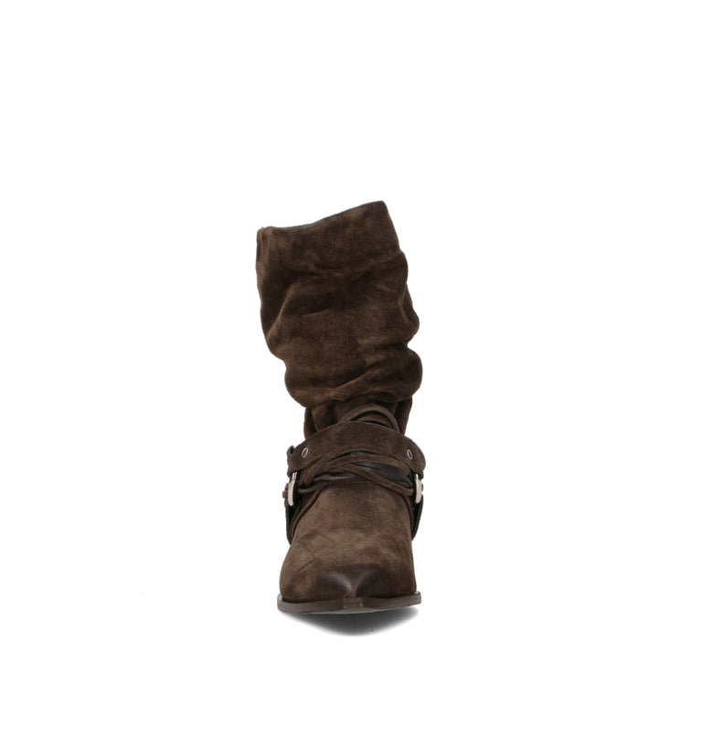 MIMMU' Tronchetto donna marrone in suede