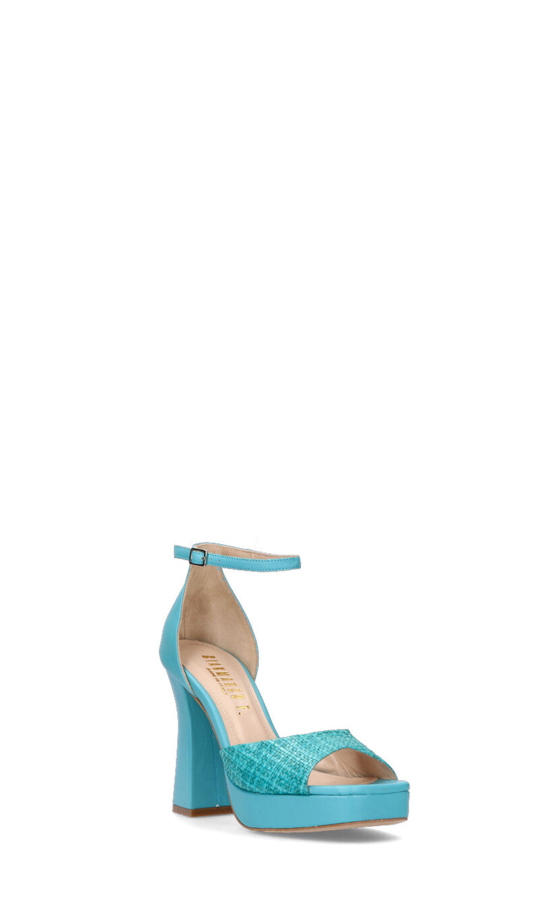 GIANMARCO F Decollete donna turchese in pelle