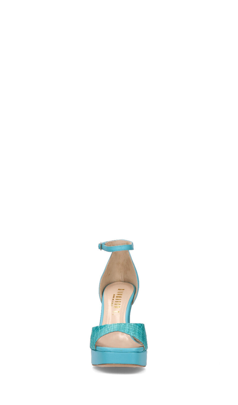 GIANMARCO F Decollete donna turchese in pelle