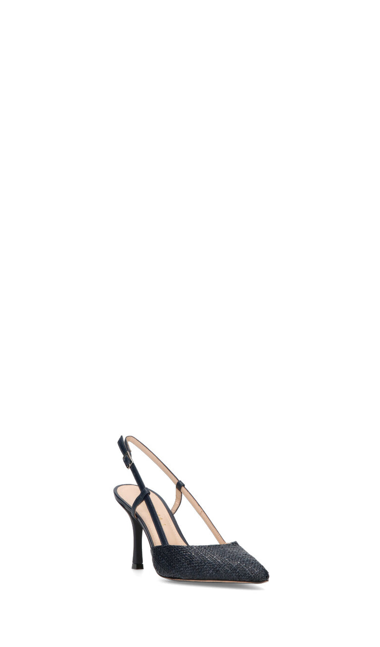 GIANMARCO F Slingback donna blu in pelle