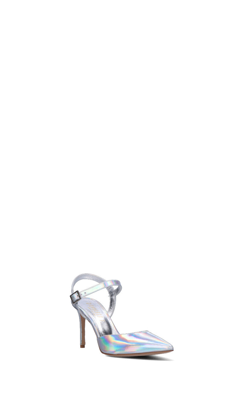 GIANMARCO F Slingback donna argento in pelle