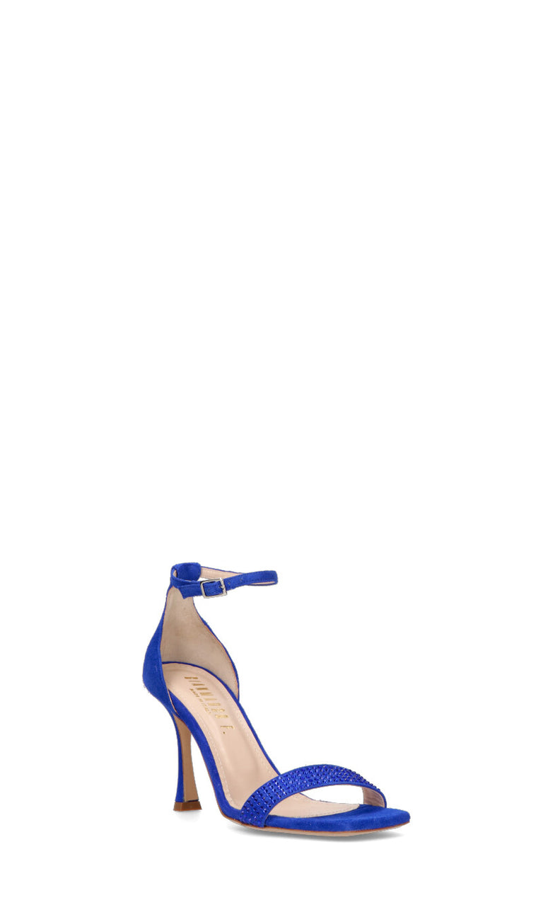 GIANMARCO F Sandalo donna blu in suede