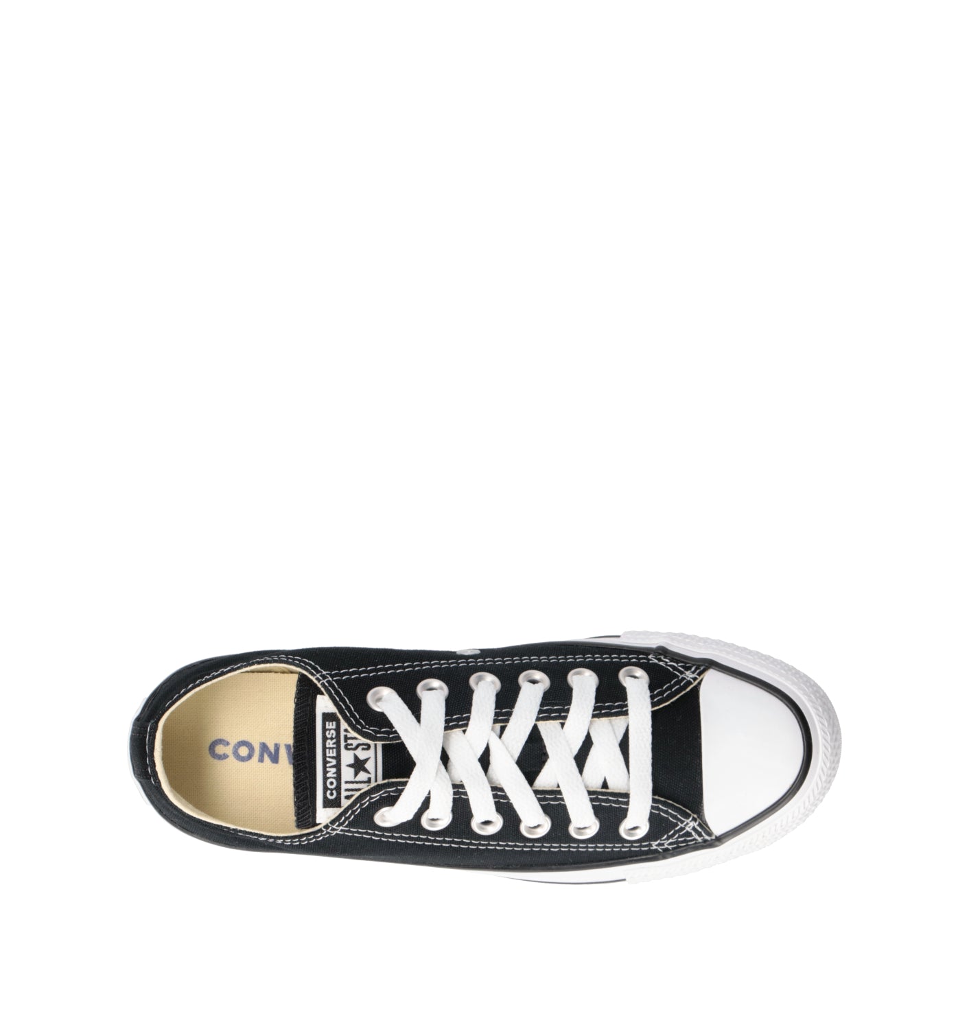 CONVERSE CHUCK TAYLOR Sneaker donna nera in tessuto