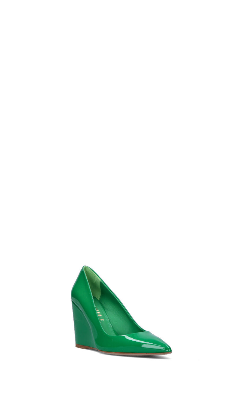GIANMARCO F Décolleté donna verde in pelle