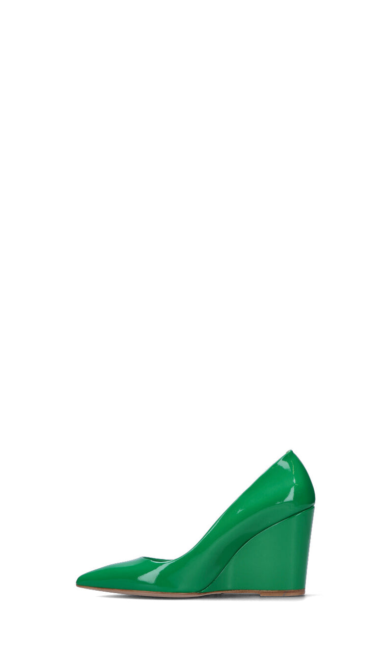 GIANMARCO F Décolleté donna verde in pelle