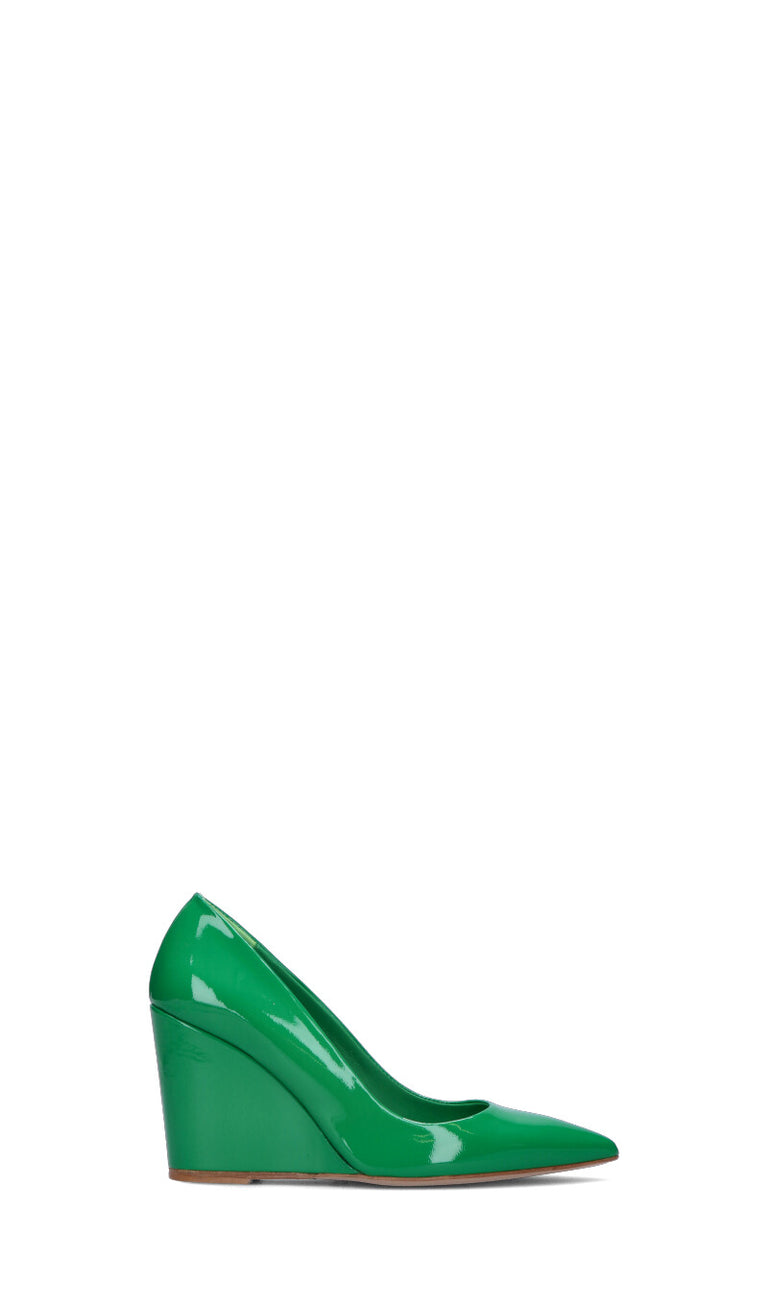 GIANMARCO F Décolleté donna verde in pelle