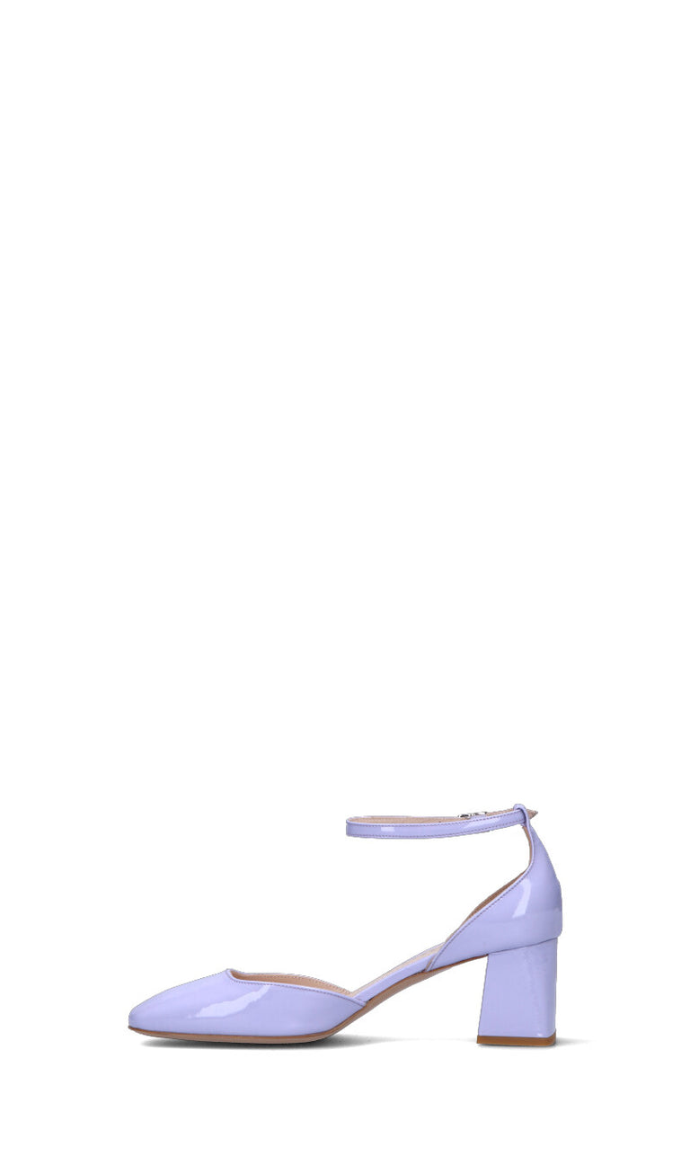 GIANMARCO F Decollete donna lilla in pelle