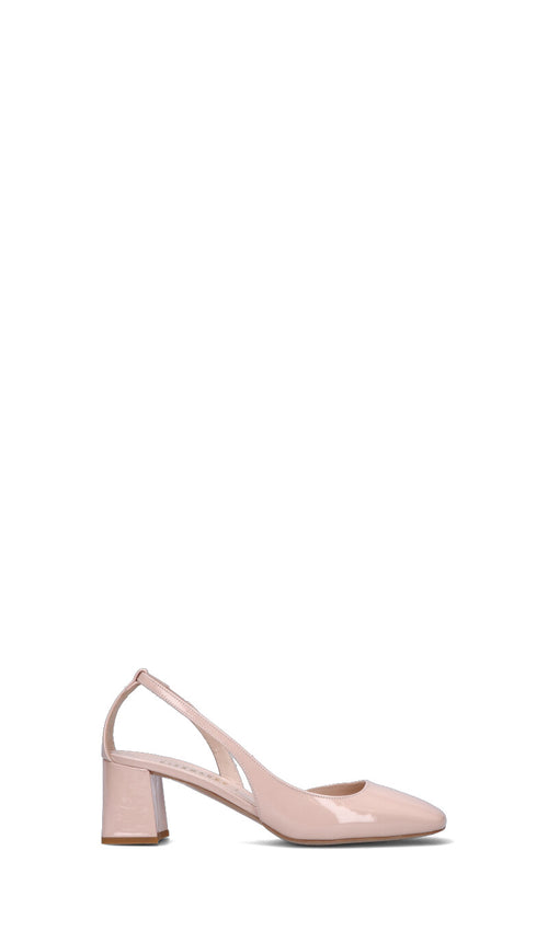 GIANMARCO F Decollete donna rosa in pelle