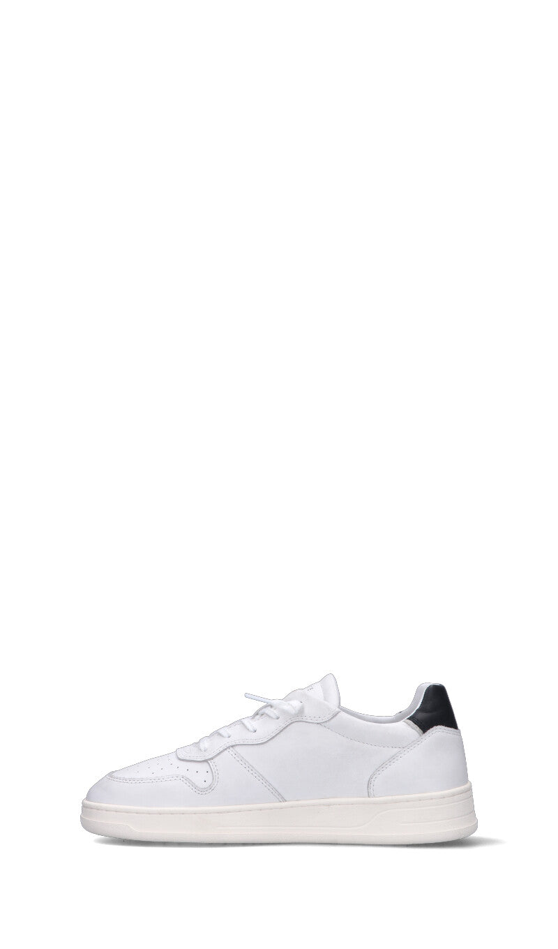 D.A.T.E. COURT CALF Sneaker umo bianca/nera in pelle
