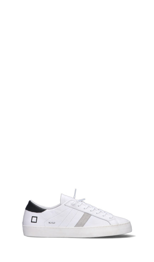 D.A.T.E. HILL LOW CALF Sneaker uomo bianca/nera in pelle