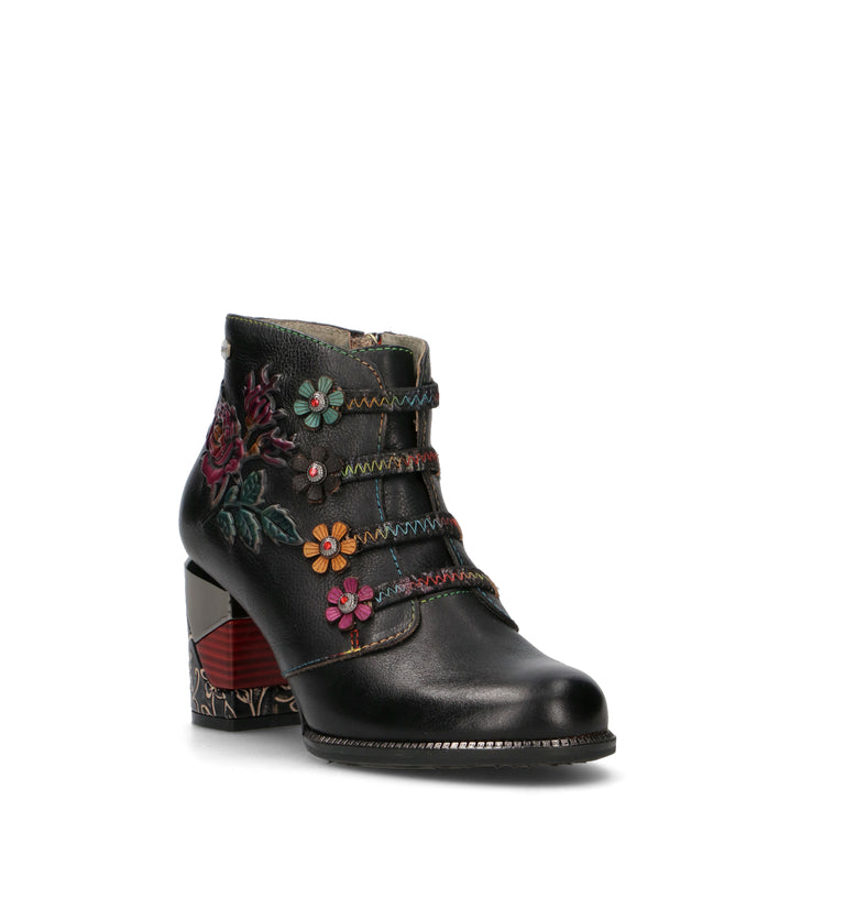 LAURA VITA Tronchetto donna nero in pelle