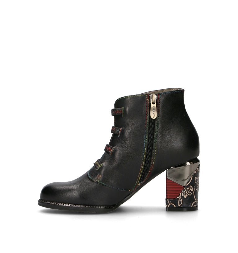 LAURA VITA Tronchetto donna nero in pelle