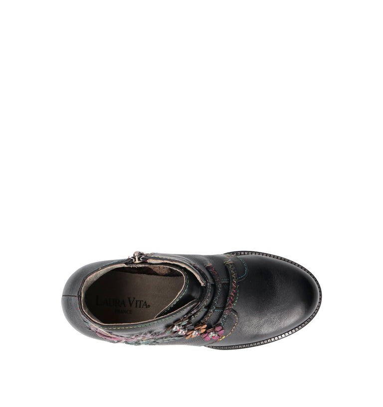 LAURA VITA Tronchetto donna nero in pelle