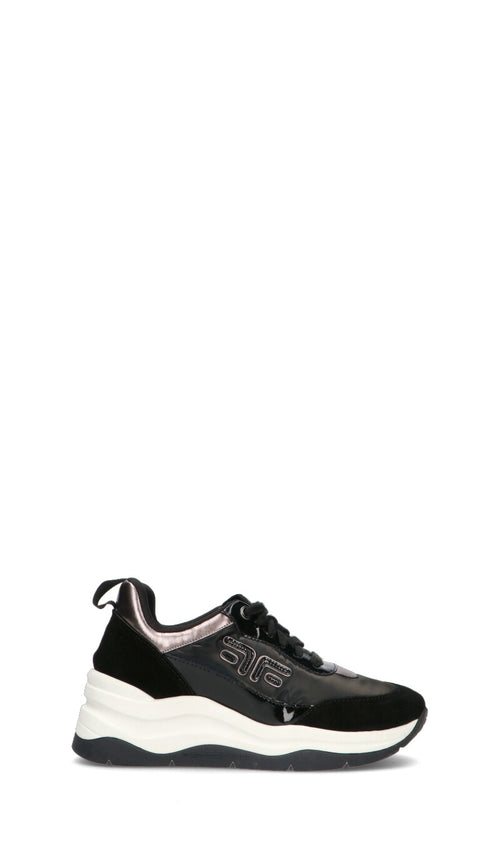 FORNARINA Sneaker donna nera in pelle