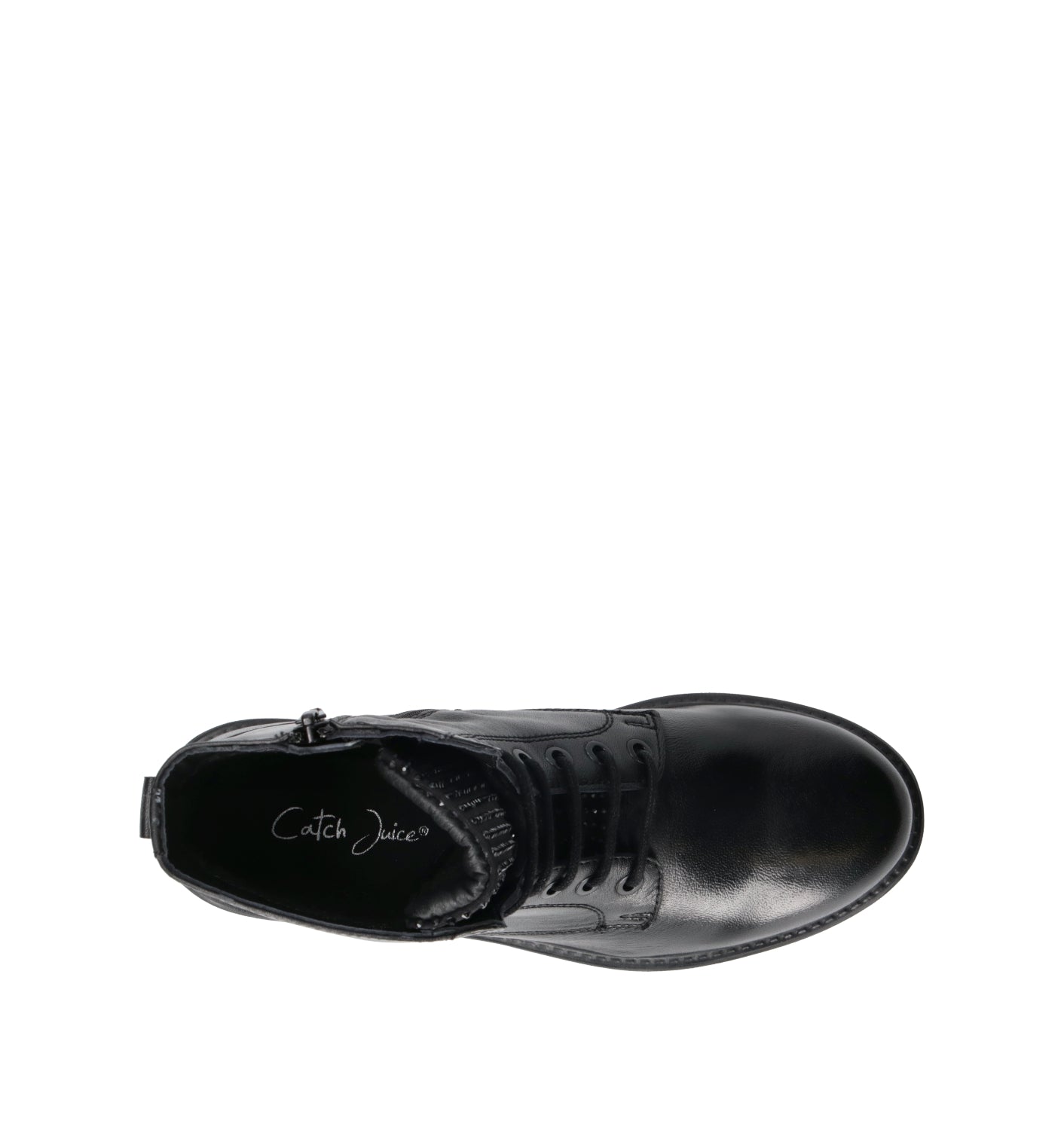 CATCH JUICE Polacco donna nero in pelle