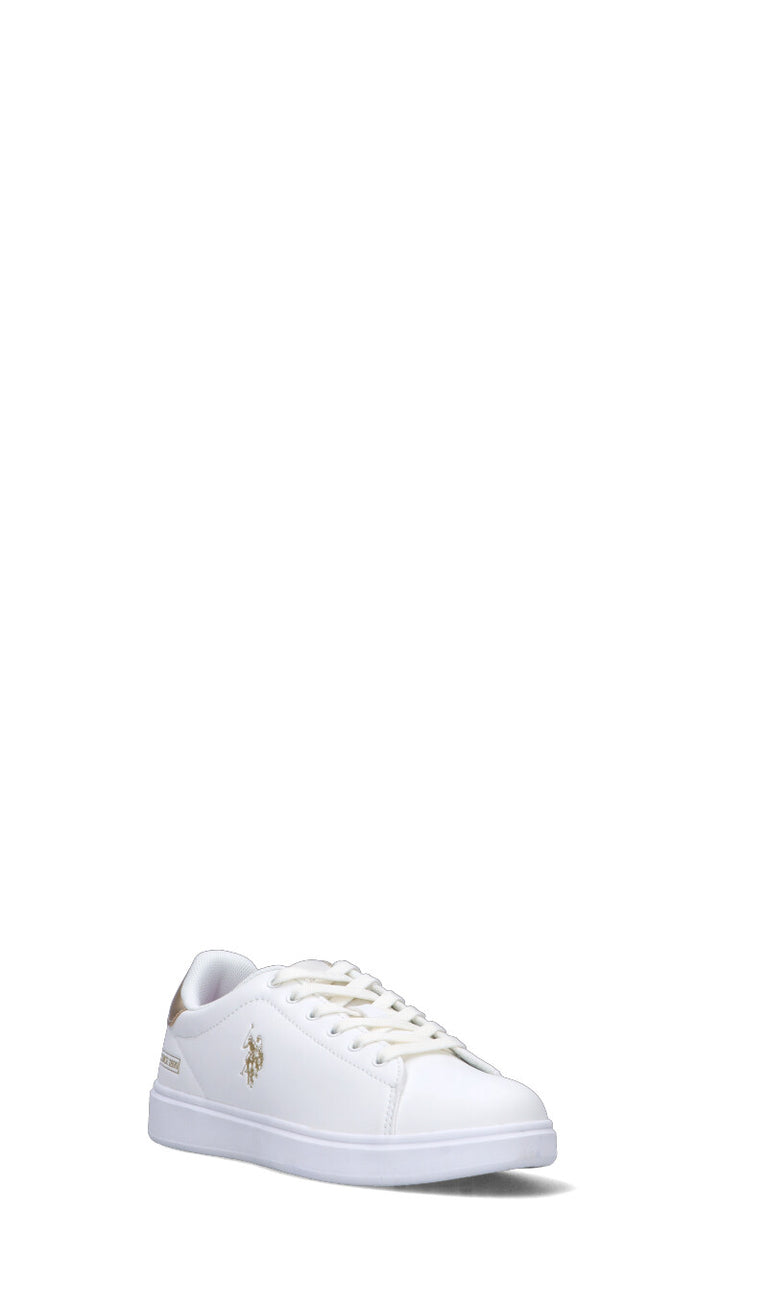 U.S. POLO ASSN. Sneaker donna bianca/oro