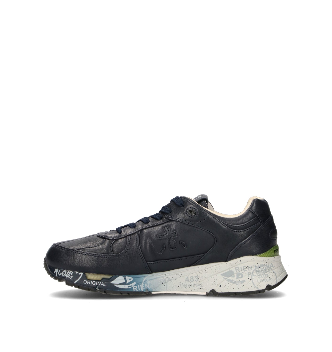 PREMIATA Sneaker uomo blu in pelle