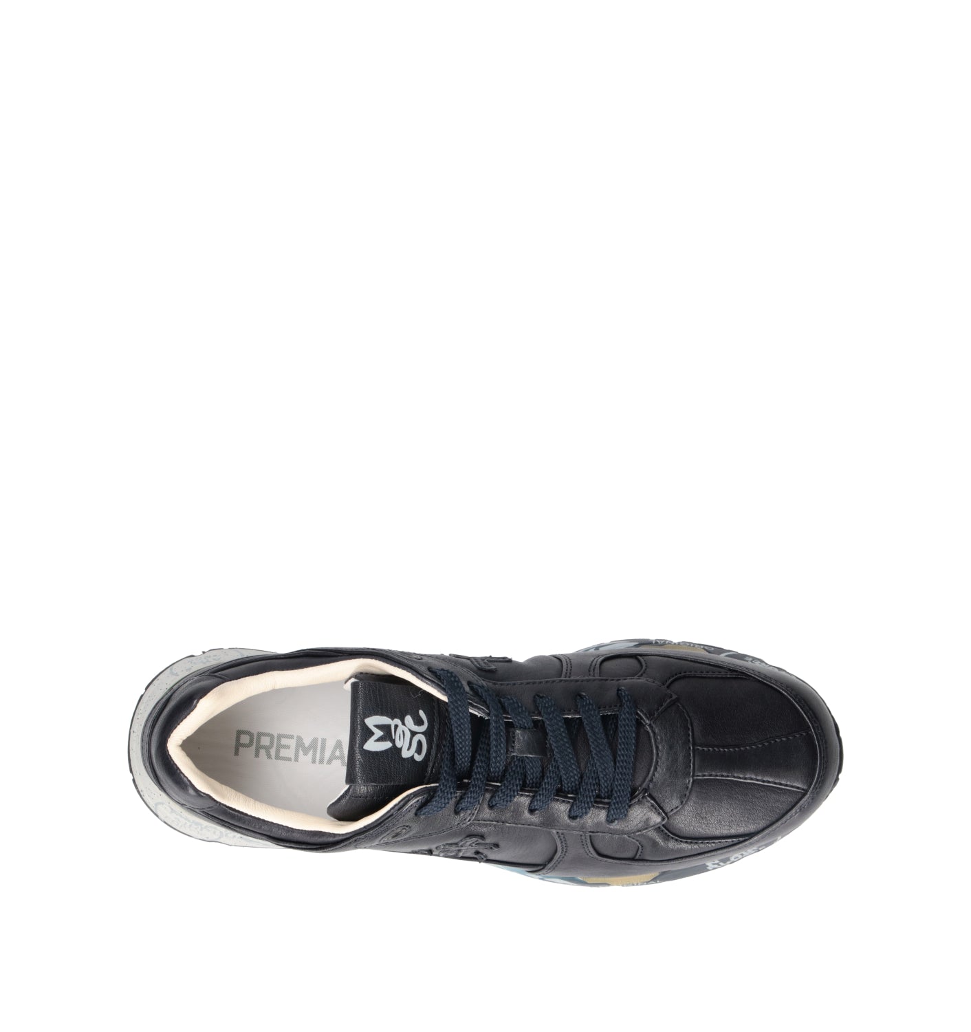 PREMIATA Sneaker uomo blu in pelle