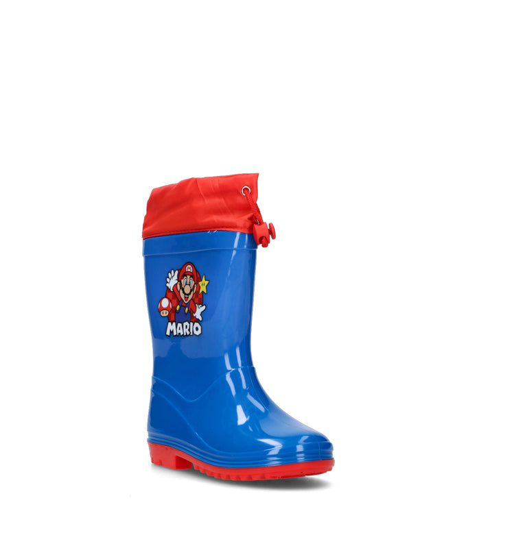 DISNEY Stivale pioggia bimbo blu/rosso