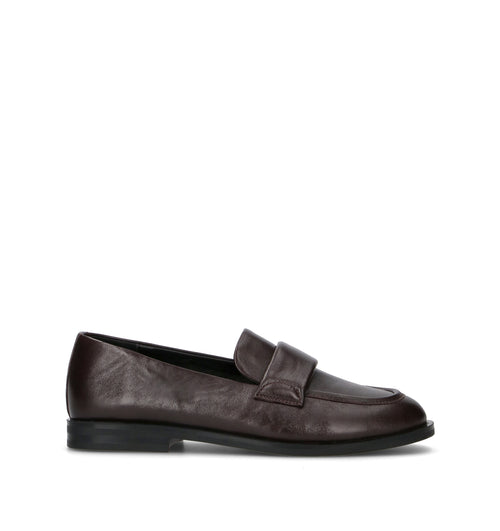 A.ENNIE Mocassino donna marrone in pelle