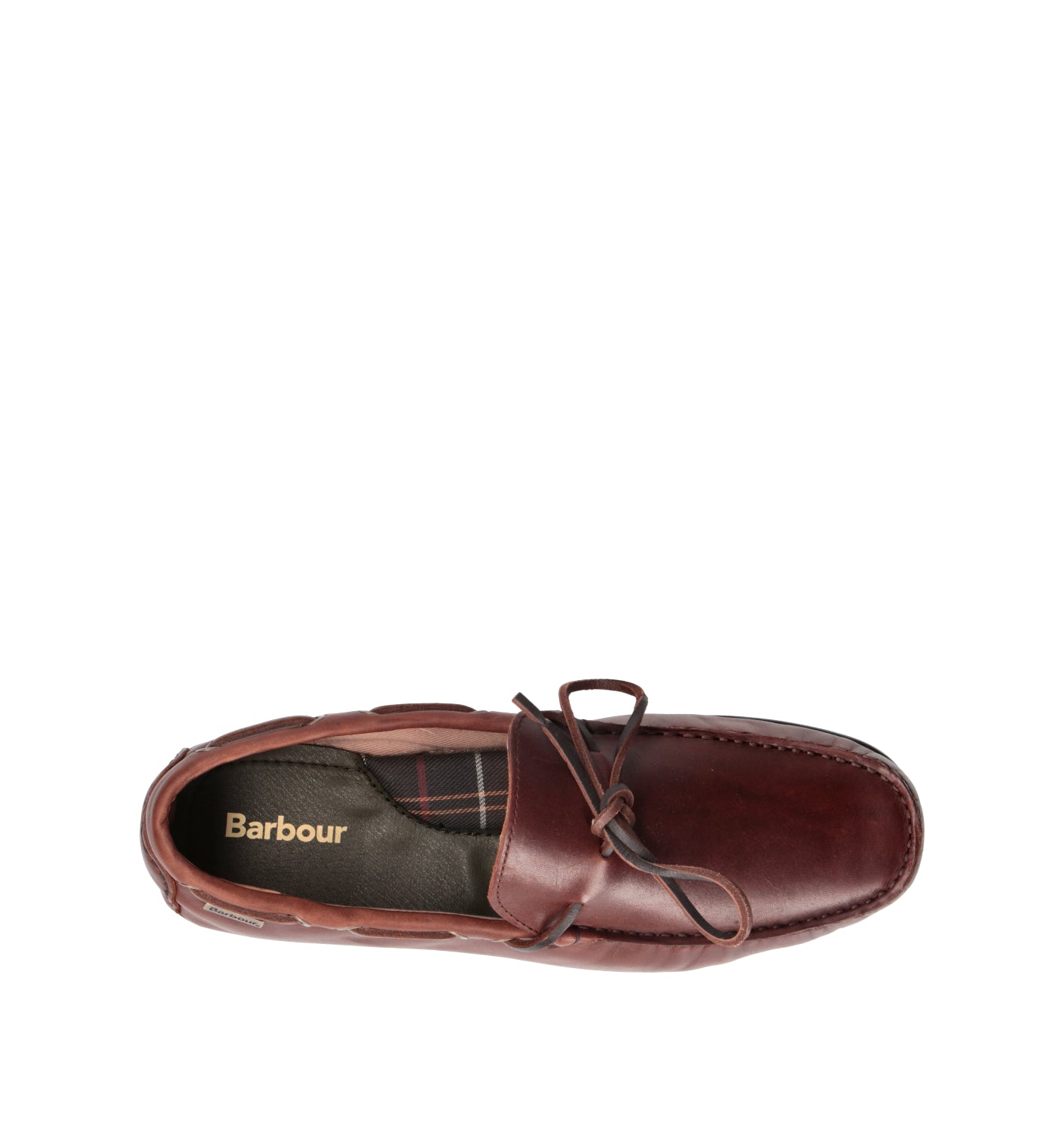BARBOUR Mocassino uomo marrone in pelle