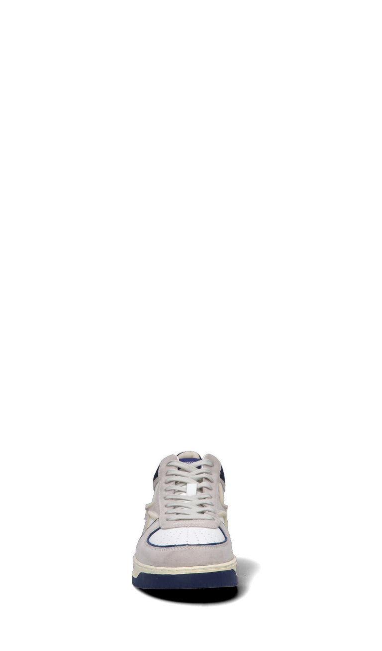 MOACONCEPT Sneaker uomo bianca/blu in pelle
