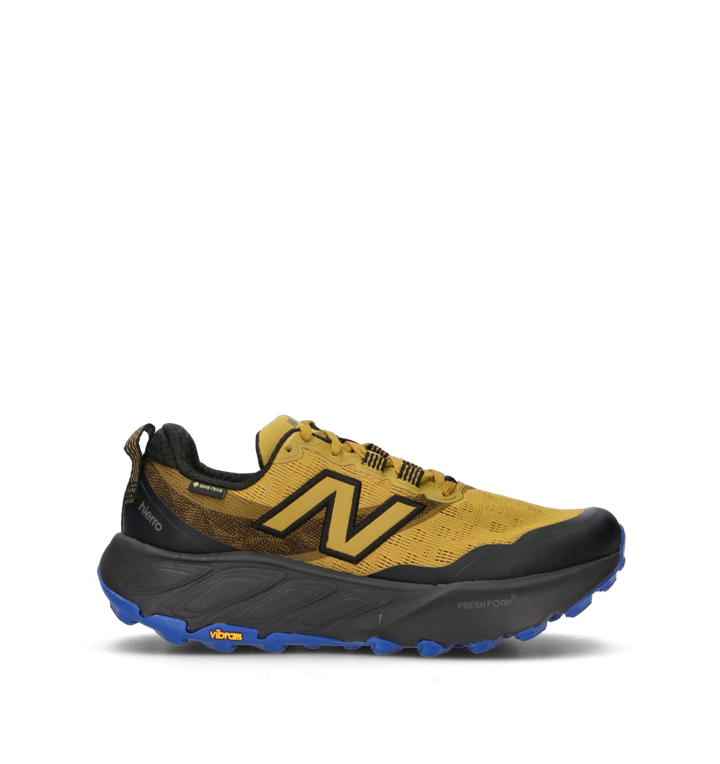 NEW BALANCE HIERRO Scarpa trail running donna gialla in gore-tex