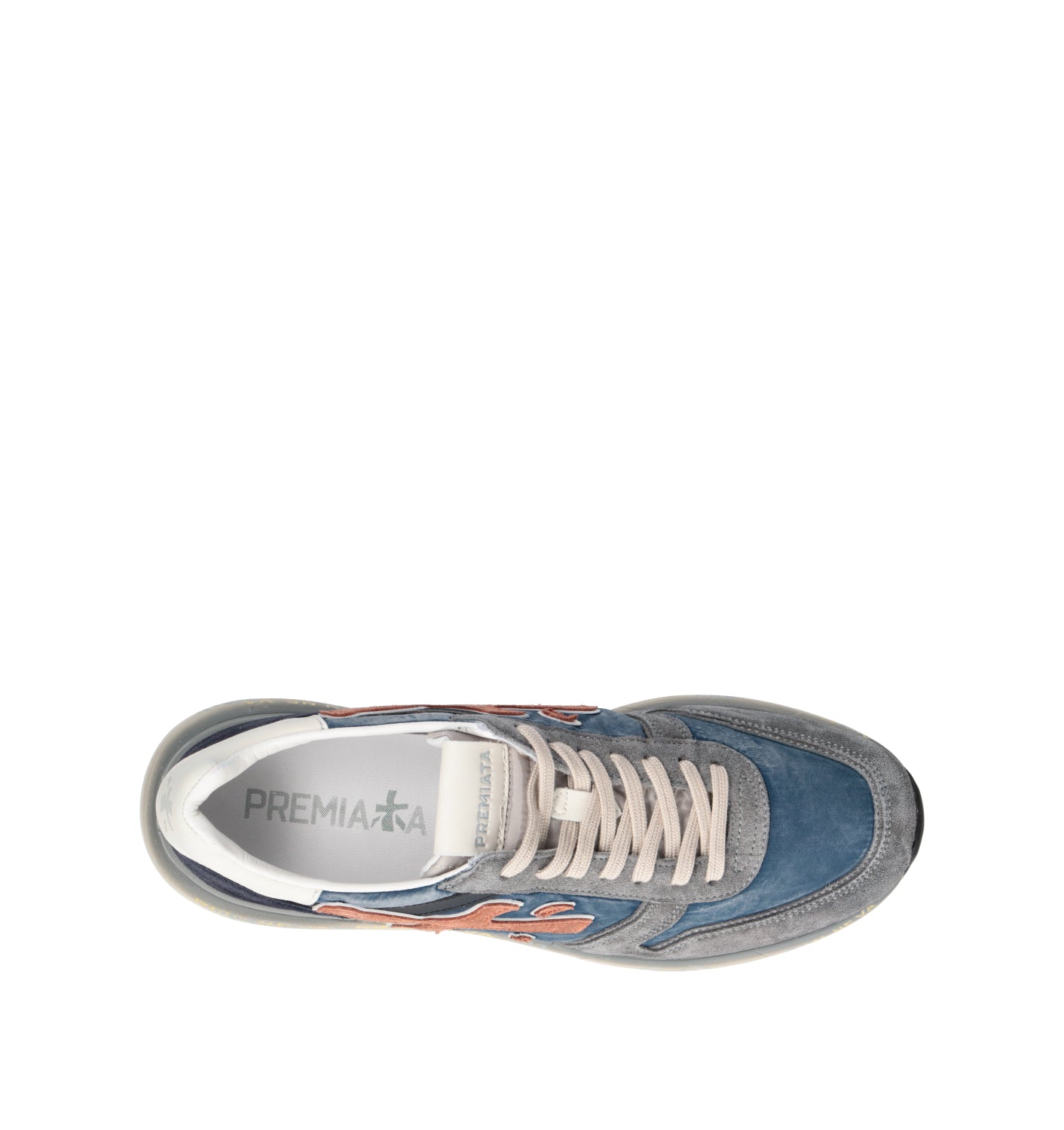 PREMIATA Sneaker uomo blu/grigia