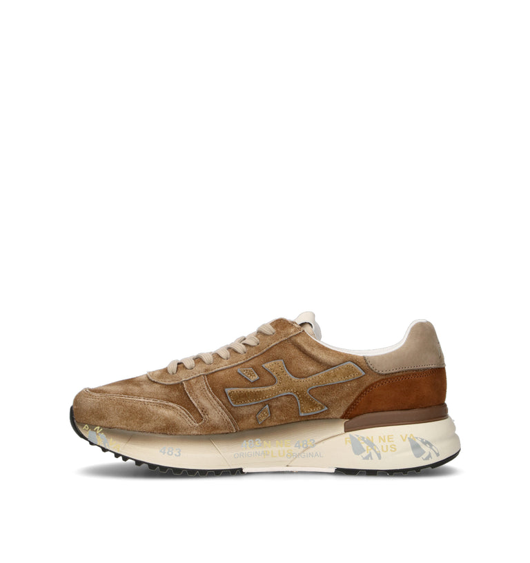 PREMIATA Sneaker uomo cammello in suede