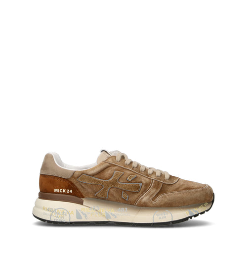 PREMIATA Sneaker uomo cammello in suede