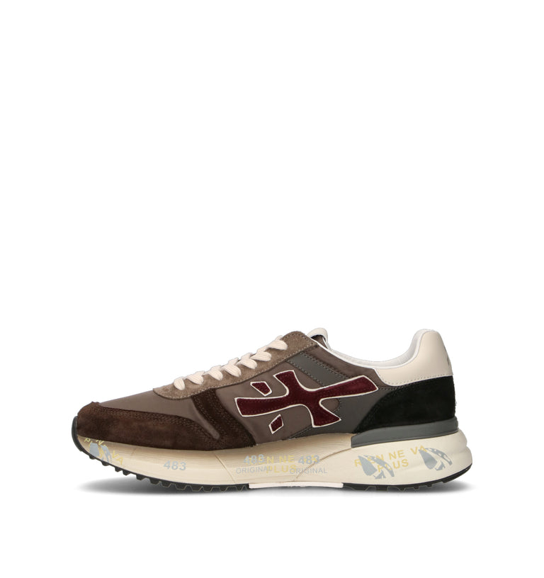 PREMIATA Sneaker uomo taupe in suede