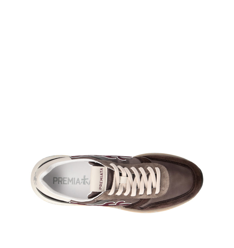 PREMIATA Sneaker uomo taupe in suede