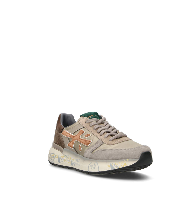 PREMIATA Sneaker uomo taupe in suede