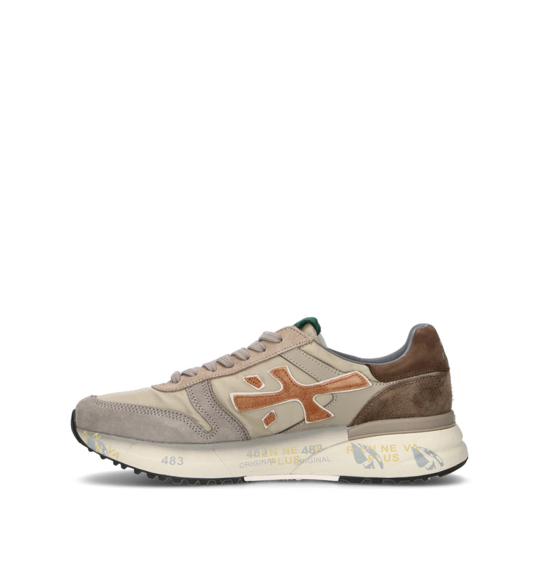 PREMIATA Sneaker uomo taupe in suede