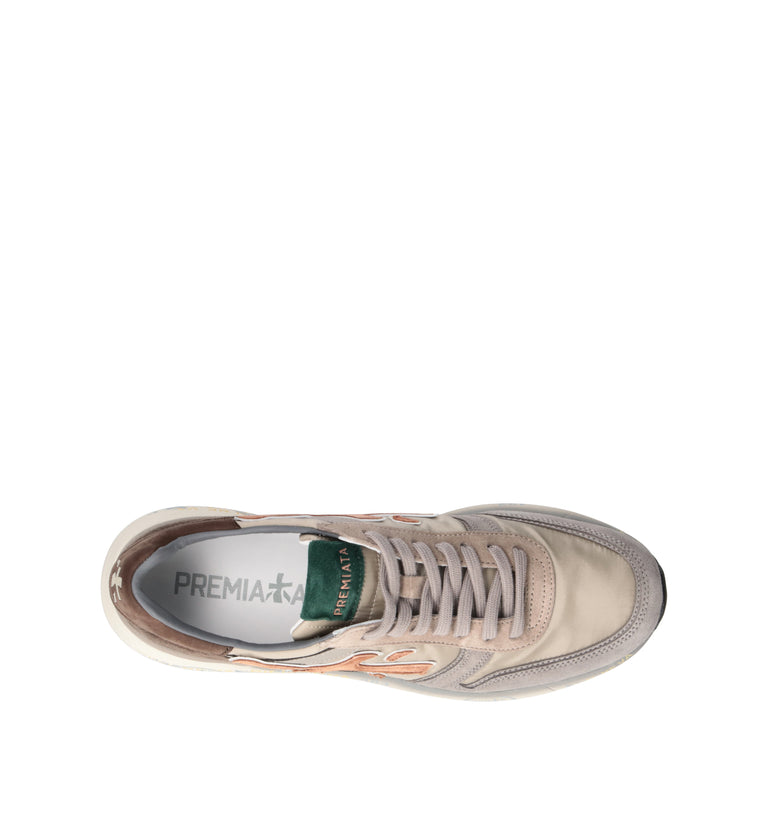 PREMIATA Sneaker uomo taupe in suede