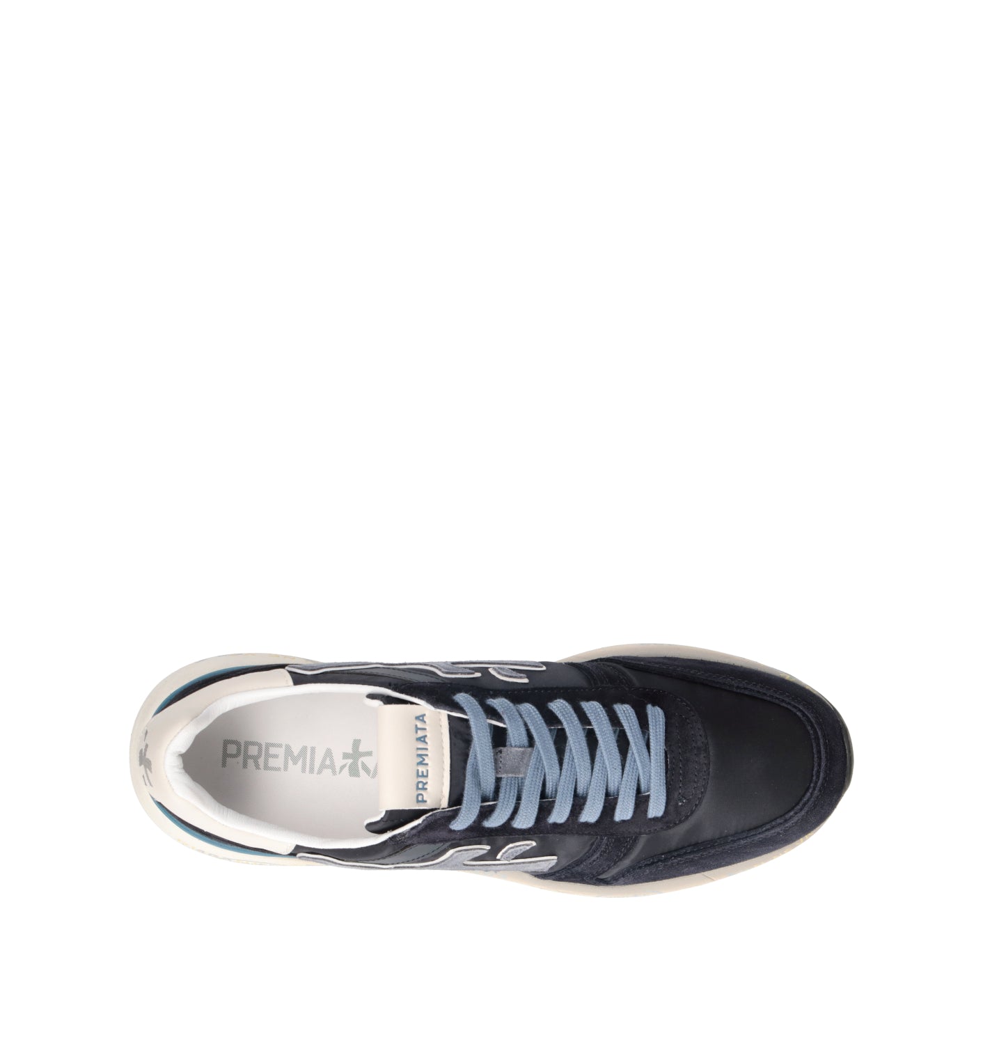 PREMIATA Sneaker uomo blu in suede