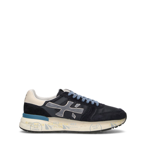 PREMIATA Sneaker uomo blu in suede