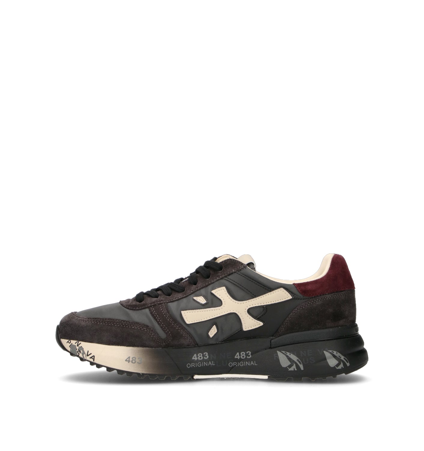 PREMIATA Sneaker uomo nera in suede