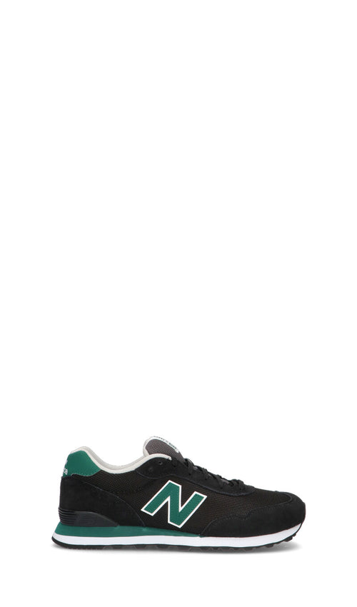 NEW BALANCE 515 Sneaker uomo nera e azzurra in suede