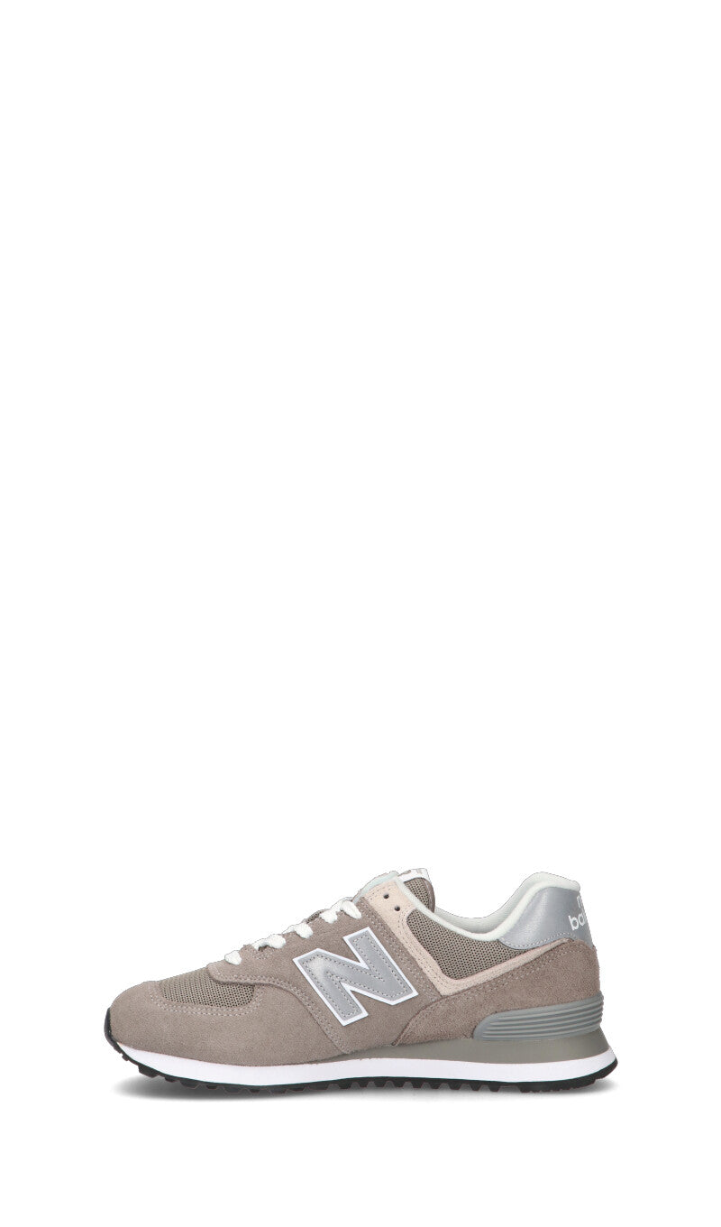 NEW BALANCE 574 Sneaker uomo grigia in suede