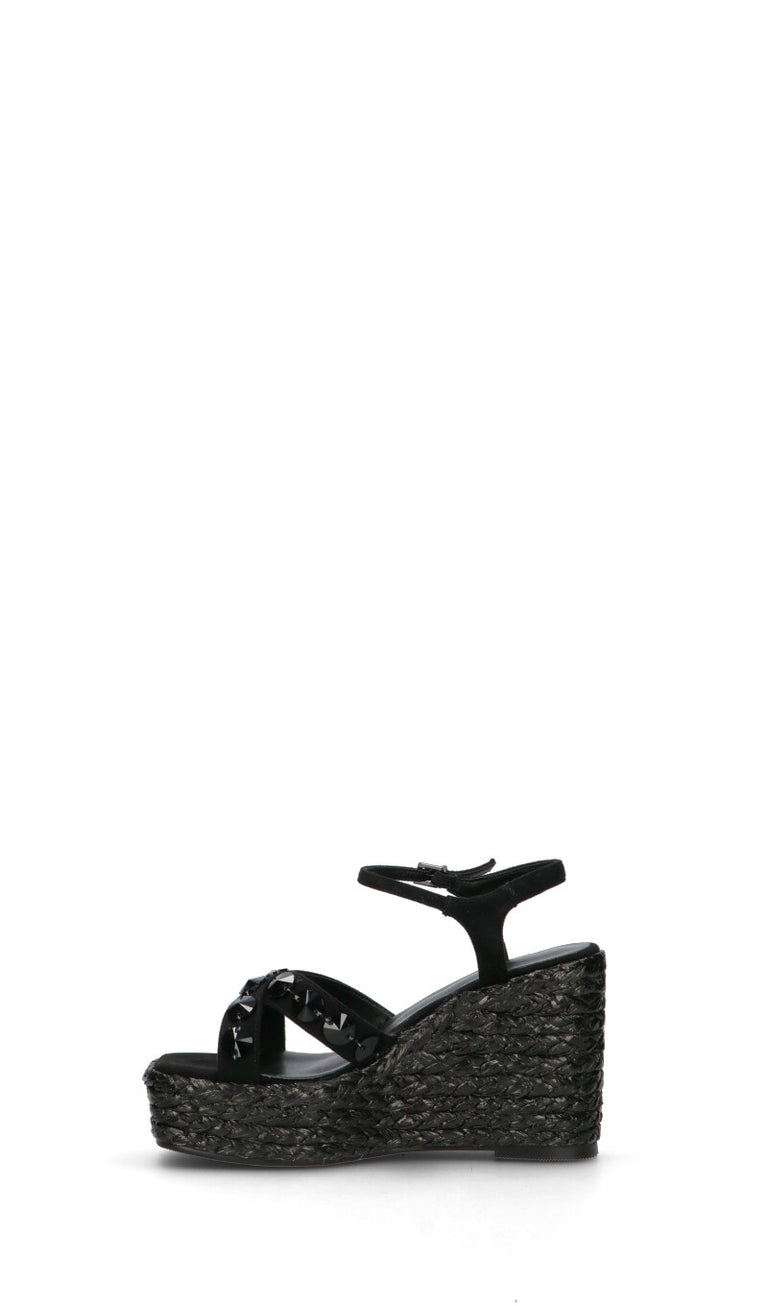 MANUFACTURE D'ESSAI Sandalo donna nero