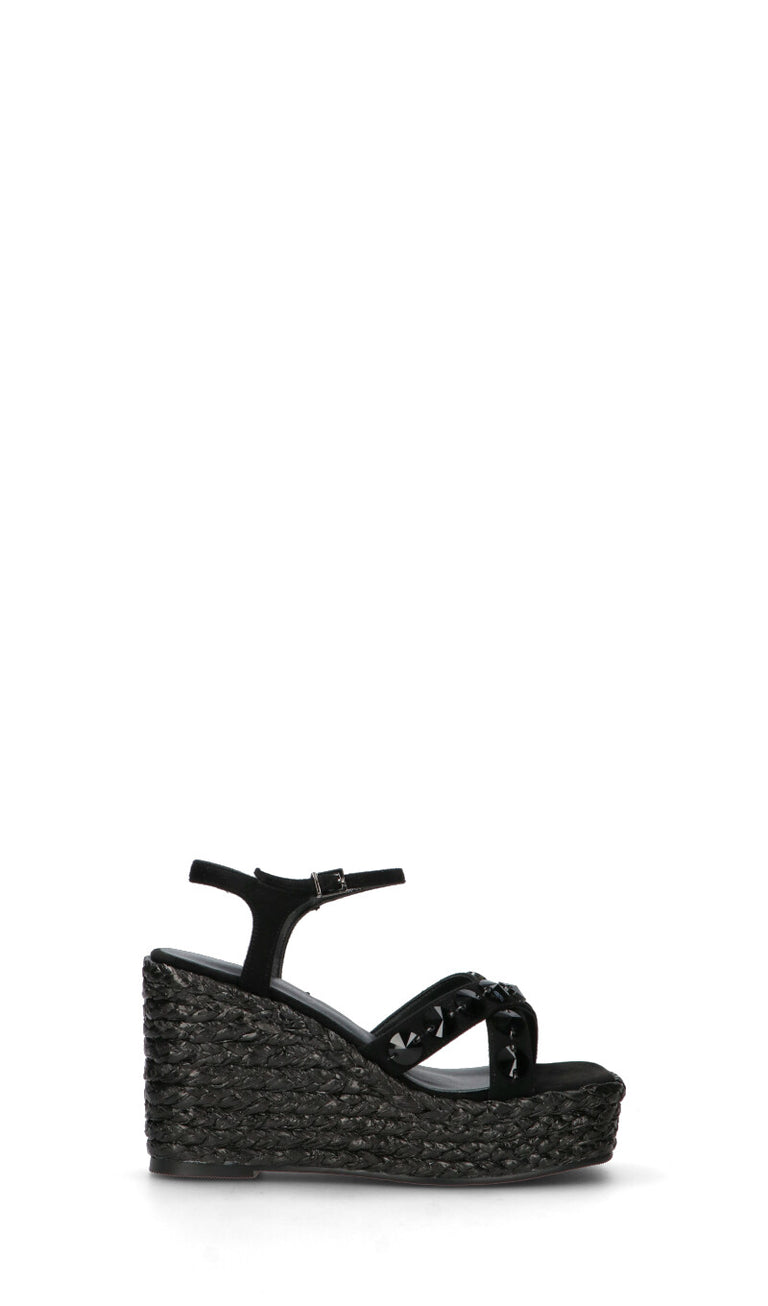 MANUFACTURE D'ESSAI Sandalo donna nero