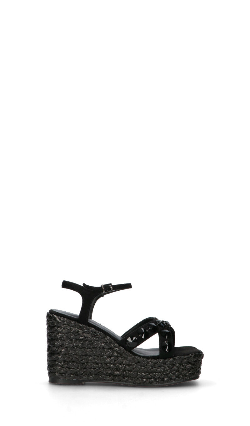 MANUFACTURE D'ESSAI Sandalo donna nero