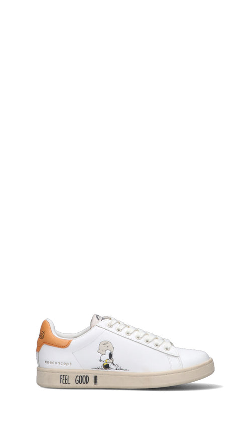 MOA MASTER OF ARTS Sneaker donna bianca/arancio in pelle