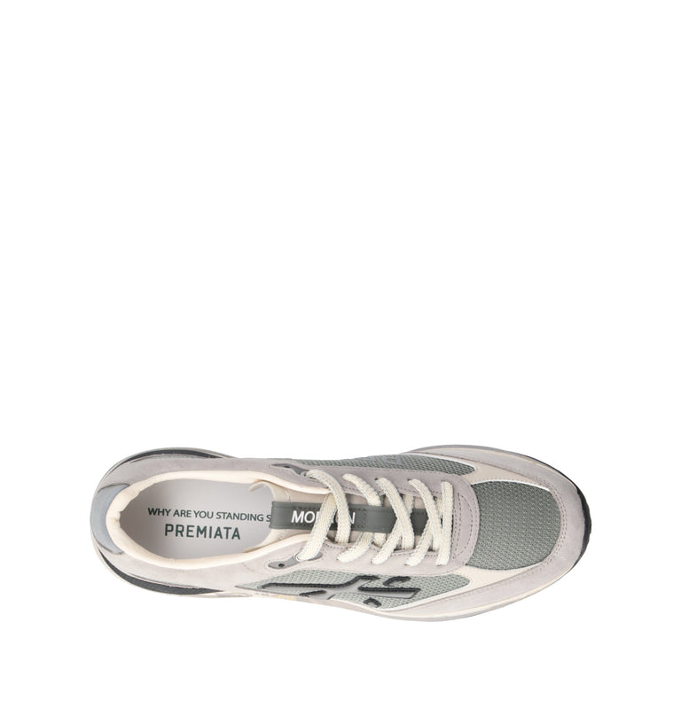 PREMIATA Sneaker uomo grigia in suede