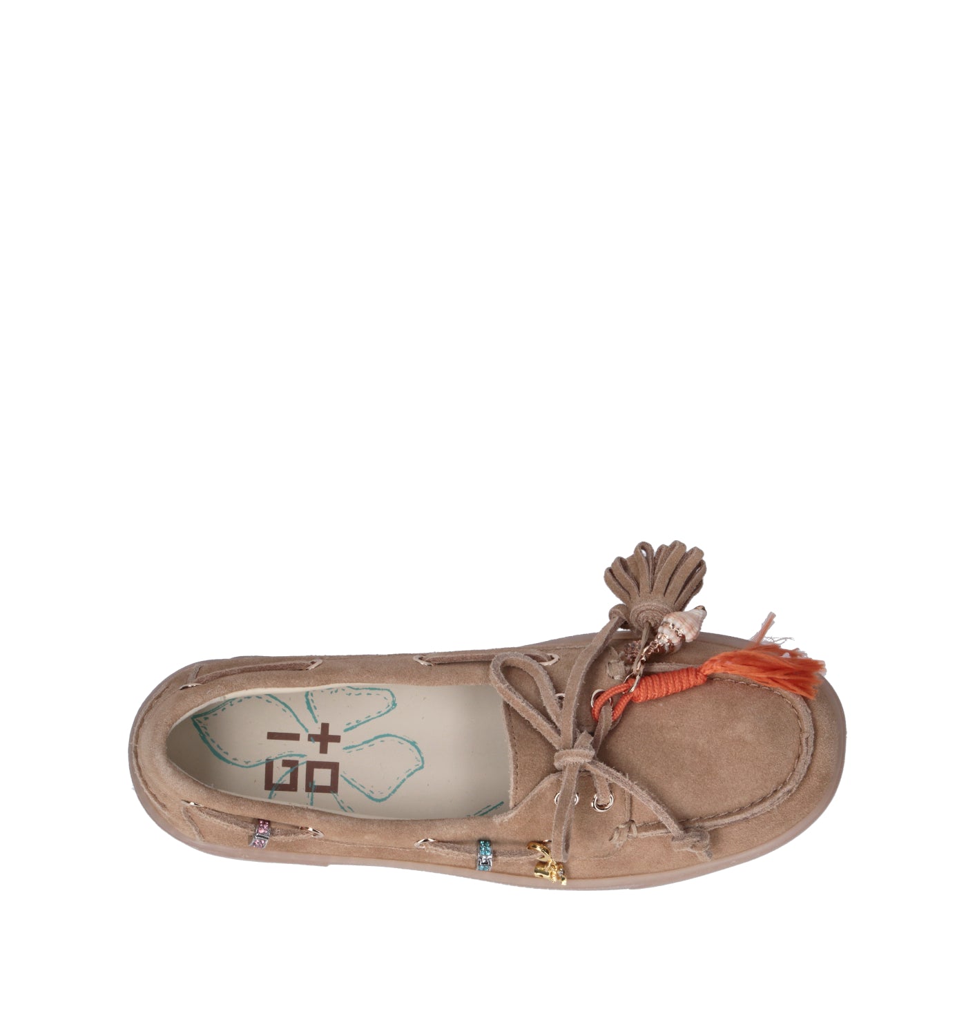 GIO+ Mocassino donna marrone in suede