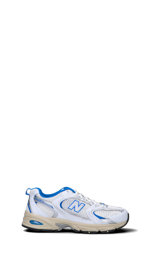 NEW BALANCE Sneaker uomo bianca/blu in pelle