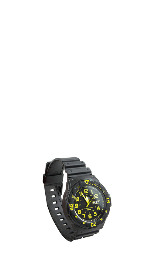 CASIO Orologio nero e giallo