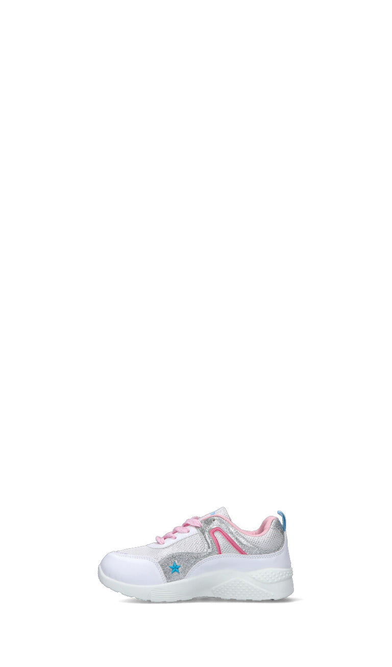 MISS SIXTY Sneaker bimba bianca/argento/rosa