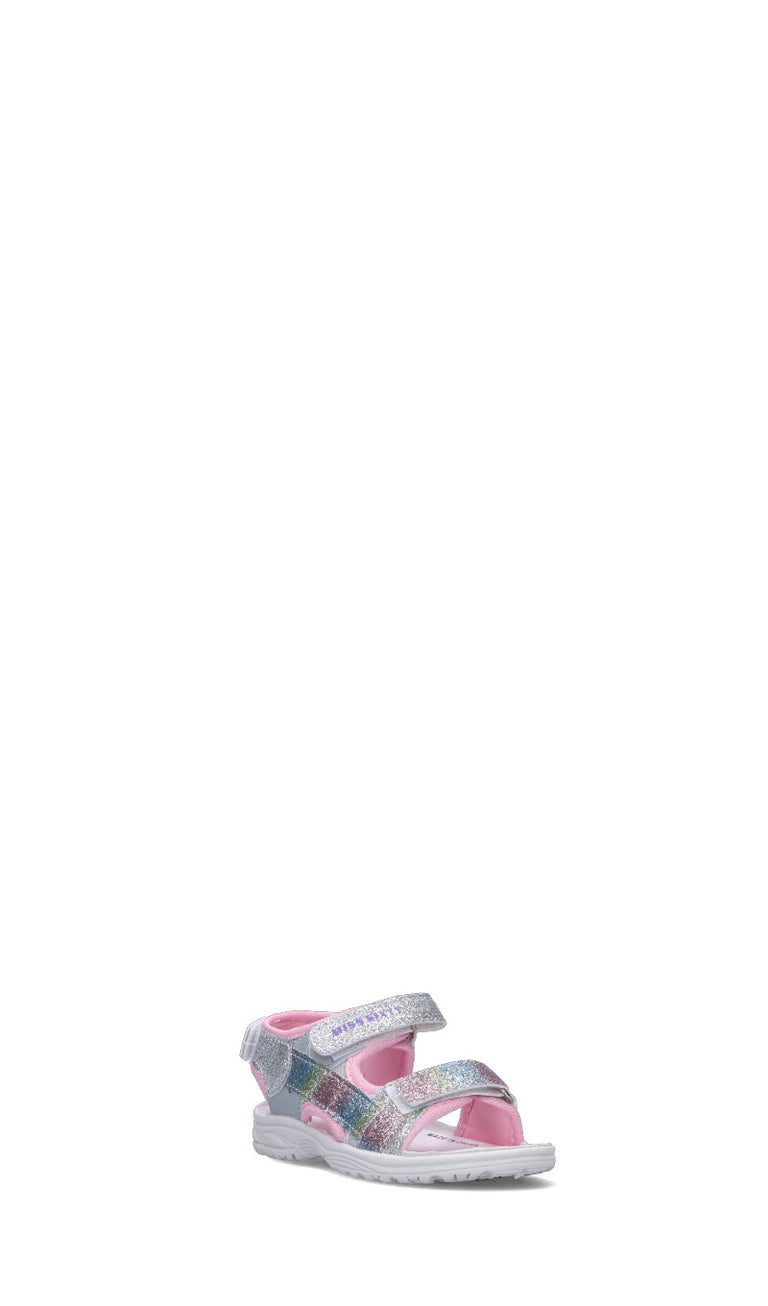 MISS SIXTY Sandalo bimba argento/rosa